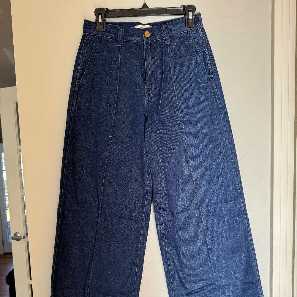 New Without Tags Madewell Wide-Leg Trouser Jean - Size 26